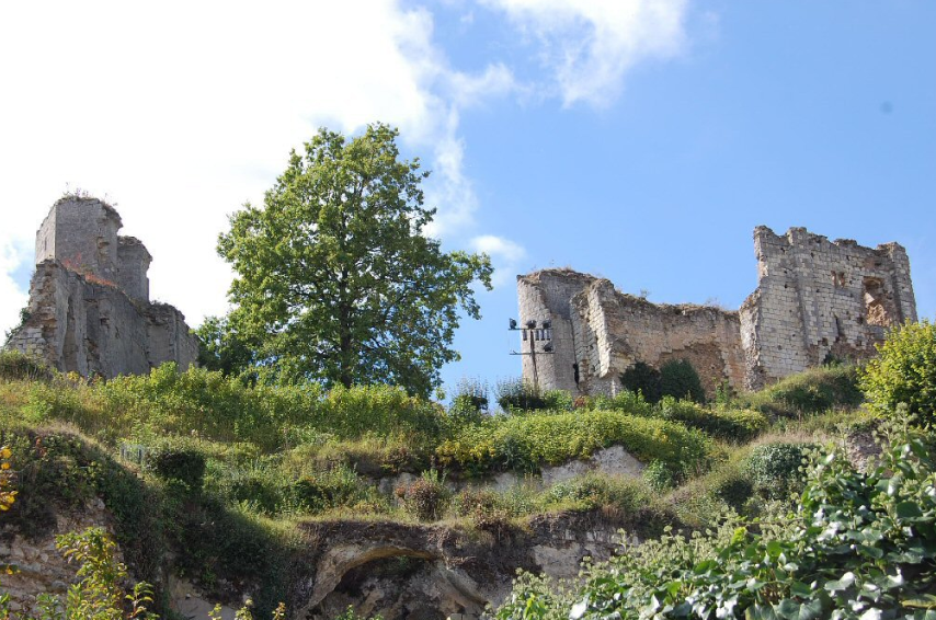 Ruines du château de Montoire, France